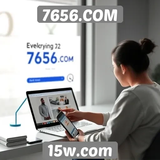 Experiência do usuário no site 7656.COM
